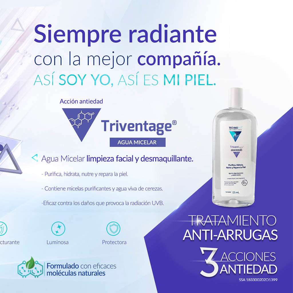 Triventage Agua Micelar 125 ml