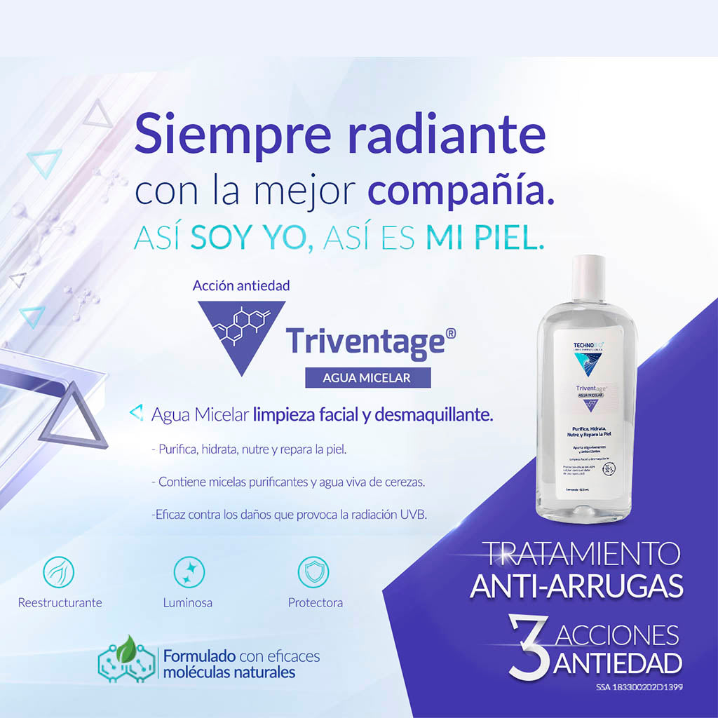 Triventage Agua Micelar 500ml