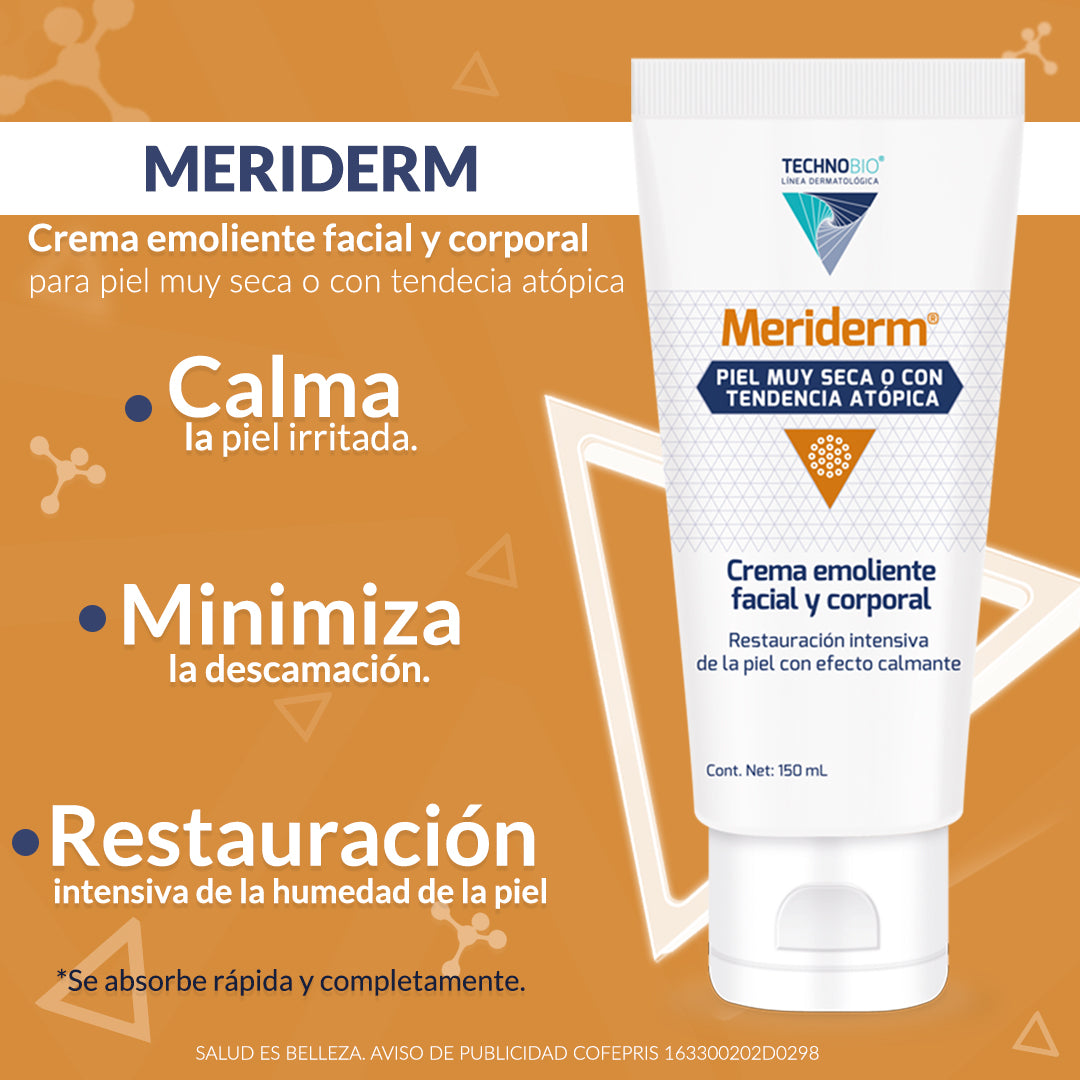 Meriderm 75ml para Piel Seca